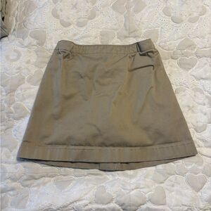 Lands' End Girl’s Skort in Tan/ Khaki
